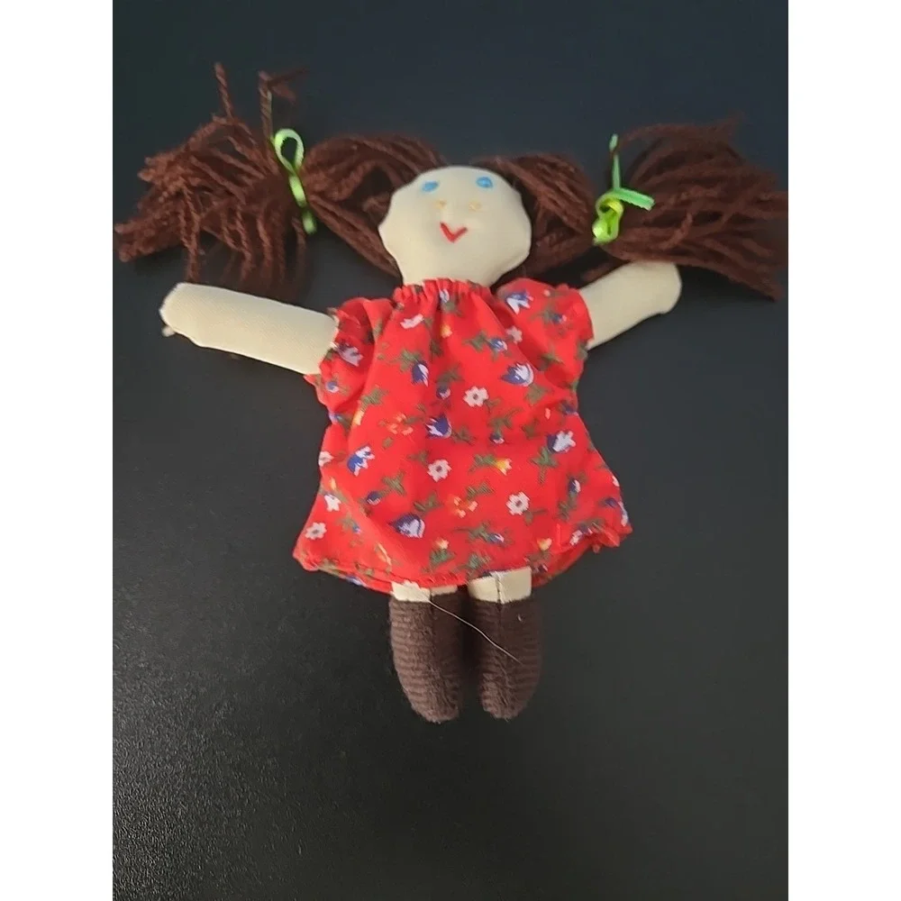 Vth Lot Christmas Decorations Ornaments Hallmark Rodney Handmade Doll Bear Purse
